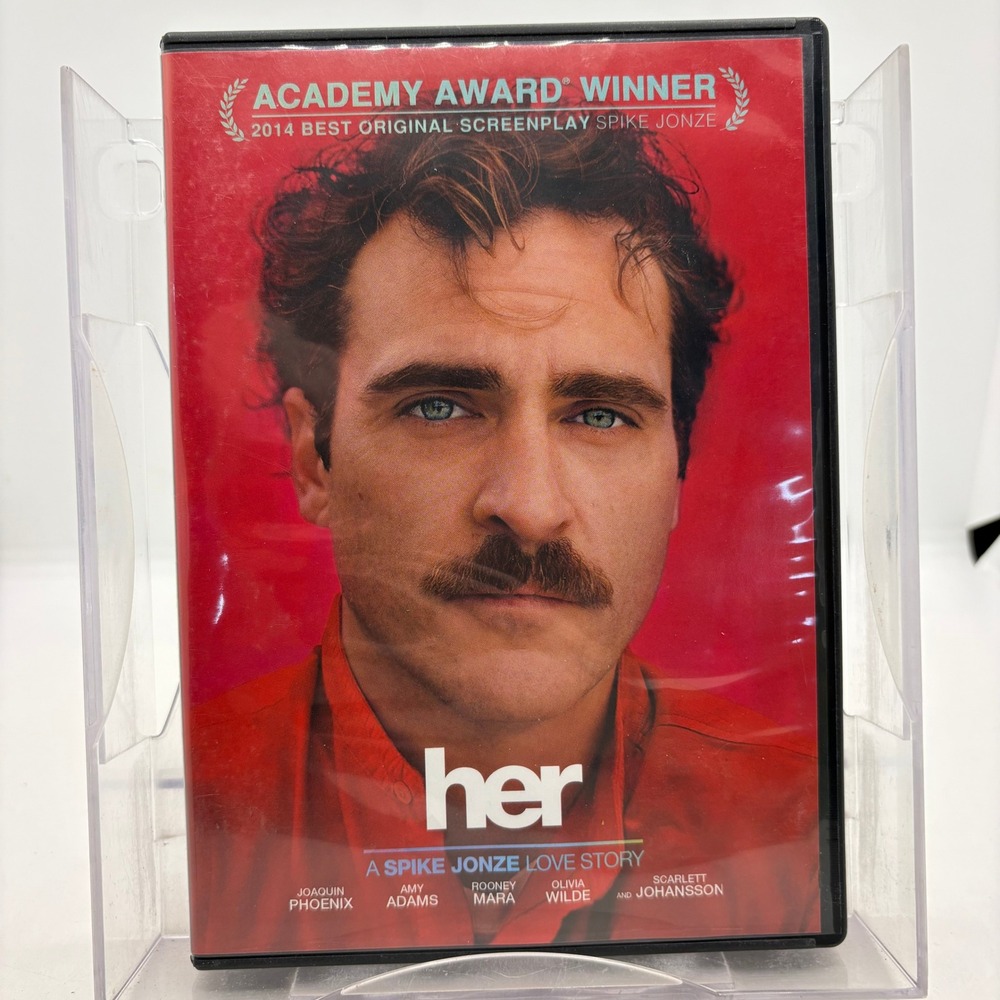 Her DVD 2014 Spike Jonze Joaquin Phoenix Scarlett Johansson Sci-Fi Romance Movie